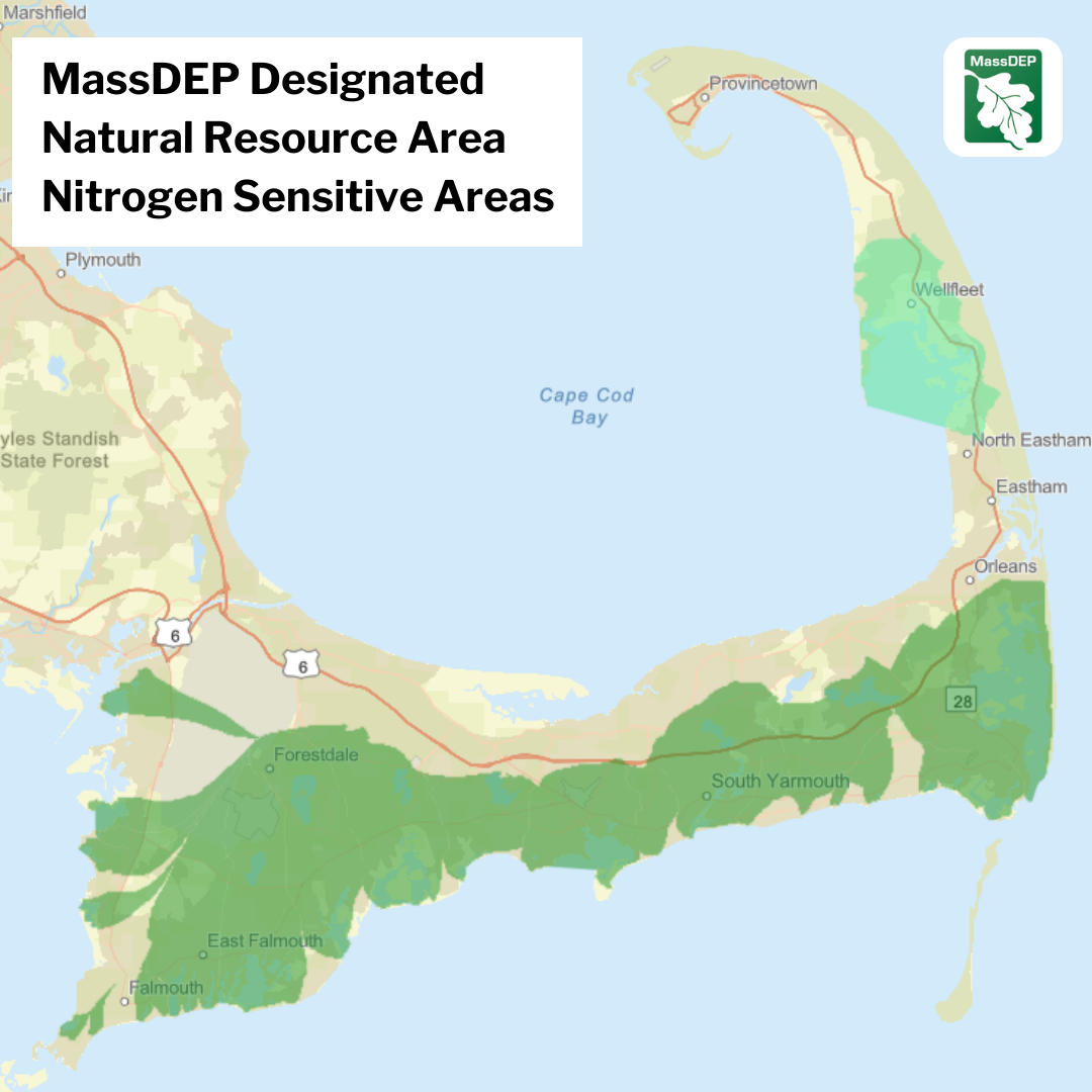 MassDEP Nitrogen Sensitive Areas