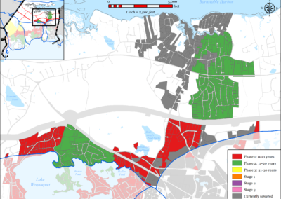 Figure 5-75: Parcels with Less than 0.25 acres in Barnstable Harbor Watershed